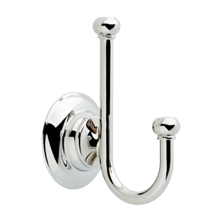Liberty Hardware Delta Porter 5.98 in. H X 3.78 in. W X 2.95 in. L Chrome Robe Hook 78435-PC